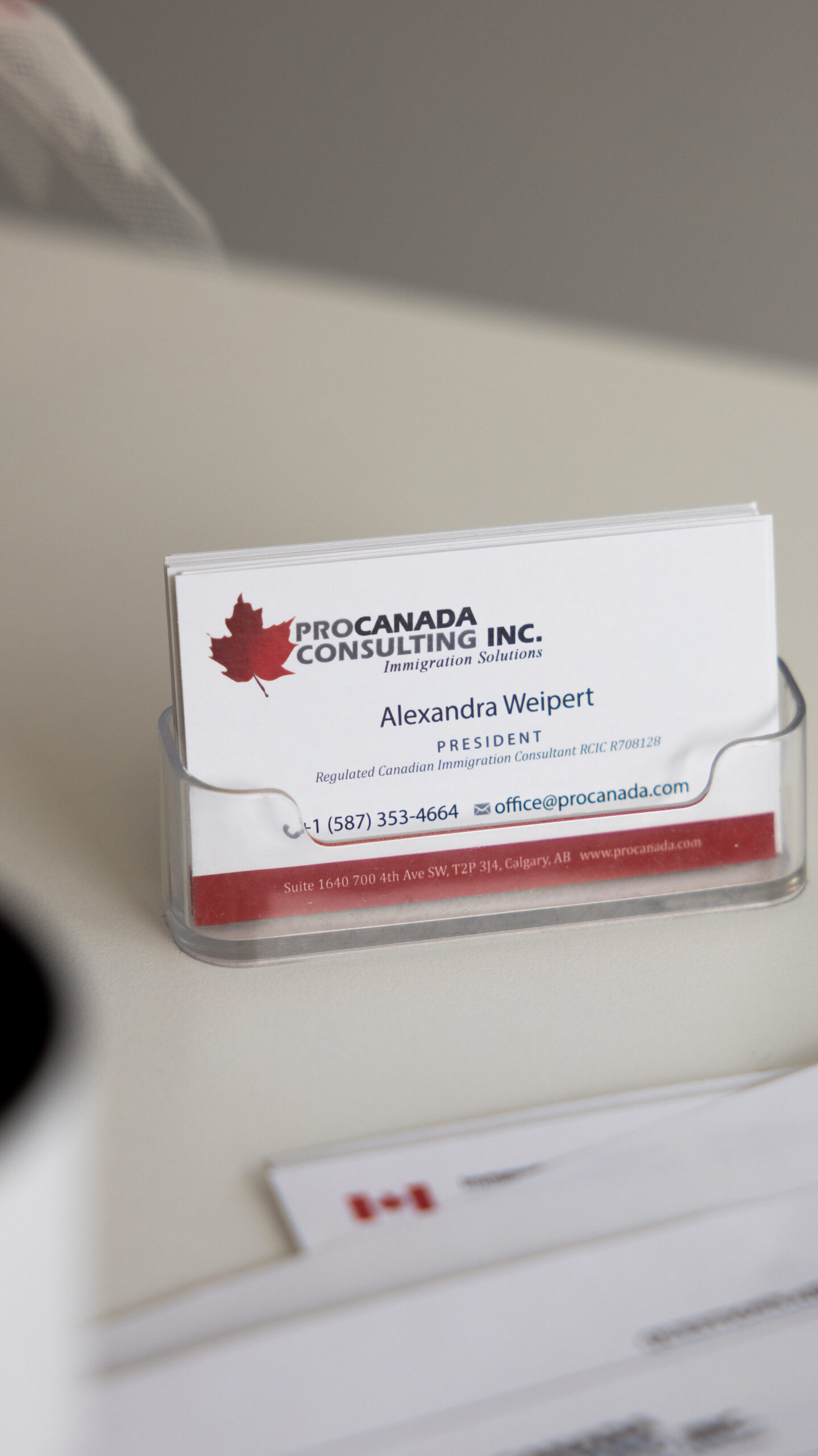 alexandra weipert business card